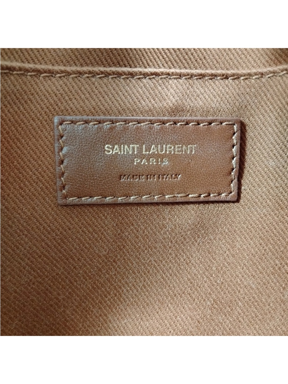 ❌SOLD🤩Saint Laurent YSL Raffia Crossbody Bag Brown Leather Tassel - Picture 7 of 9